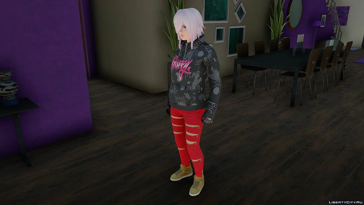 Луна в повседневной одежде v2 / GTA San Andreas