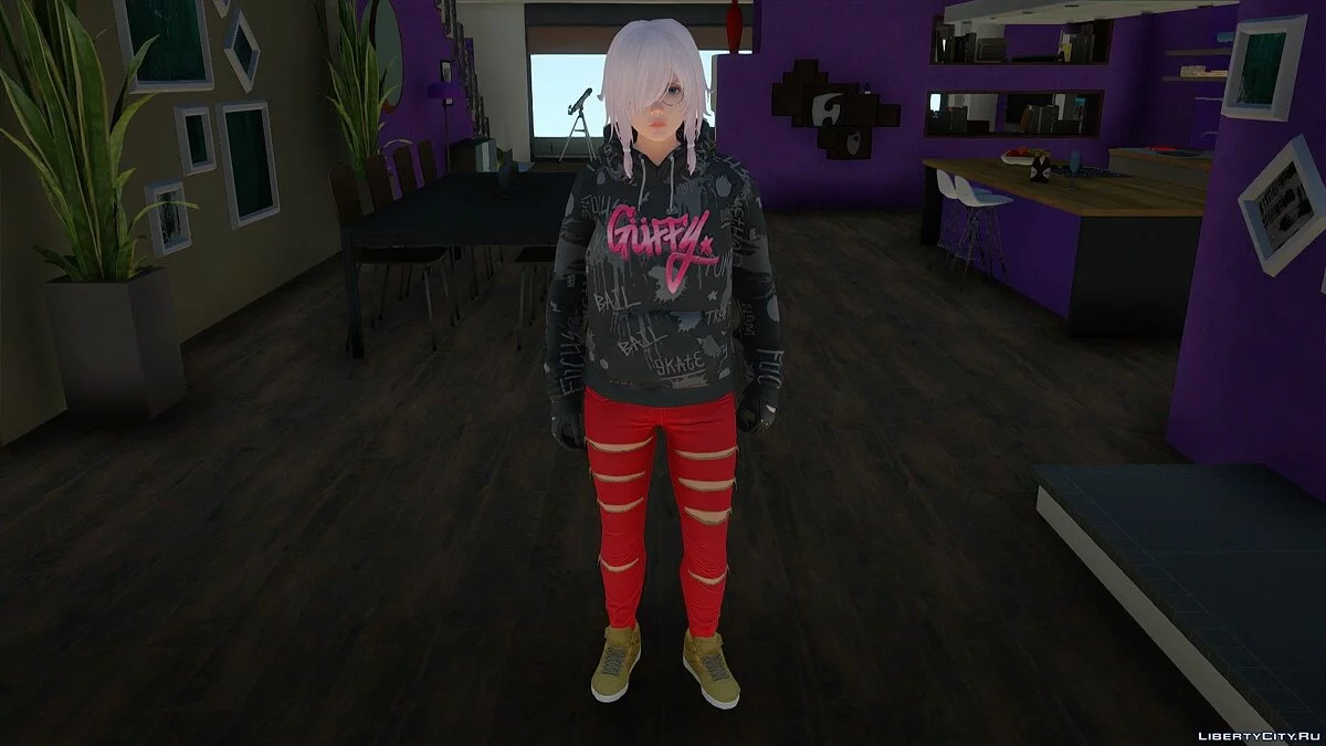 Луна в повседневной одежде v2 / GTA San Andreas