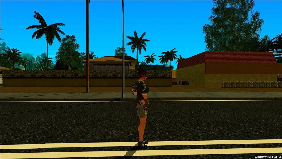Мэй Ширануи в армейской форме / GTA San Andreas