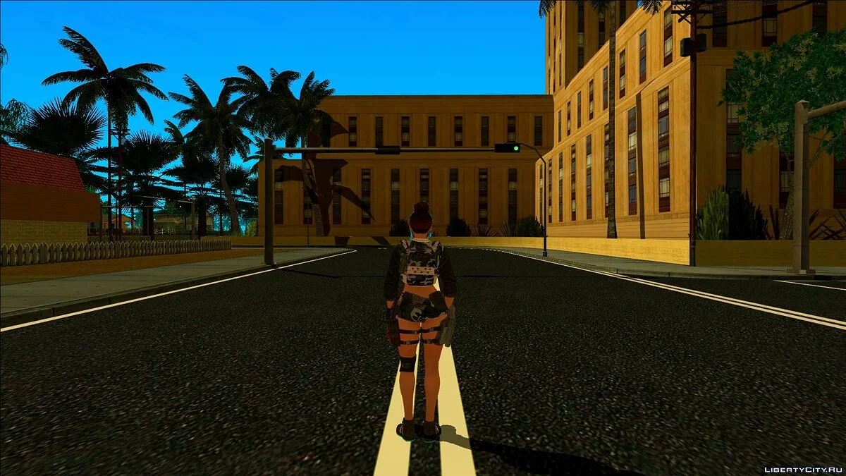 Мэй Ширануи в армейской форме / GTA San Andreas