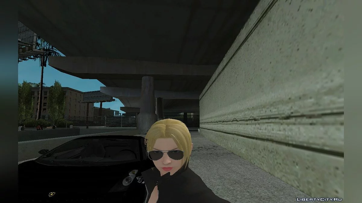 Нина Уильямс из Tekken 7 в кожаном наряде / GTA San Andreas