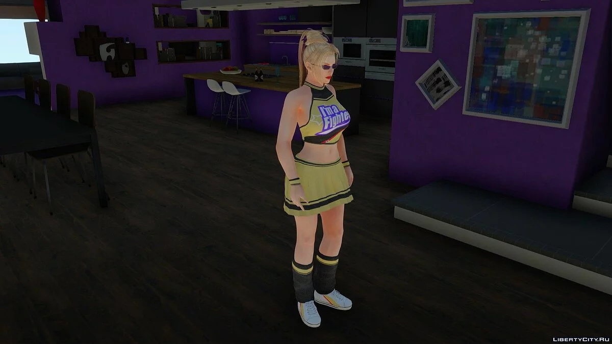Рейчел в форме Болельщицы / GTA San Andreas