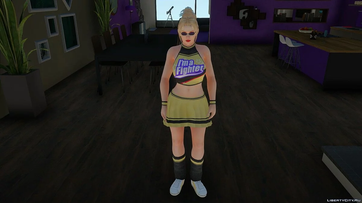 Рейчел в форме Болельщицы / GTA San Andreas