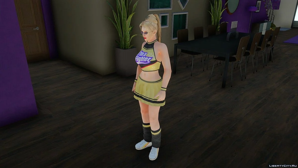 Рейчел в форме Болельщицы / GTA San Andreas