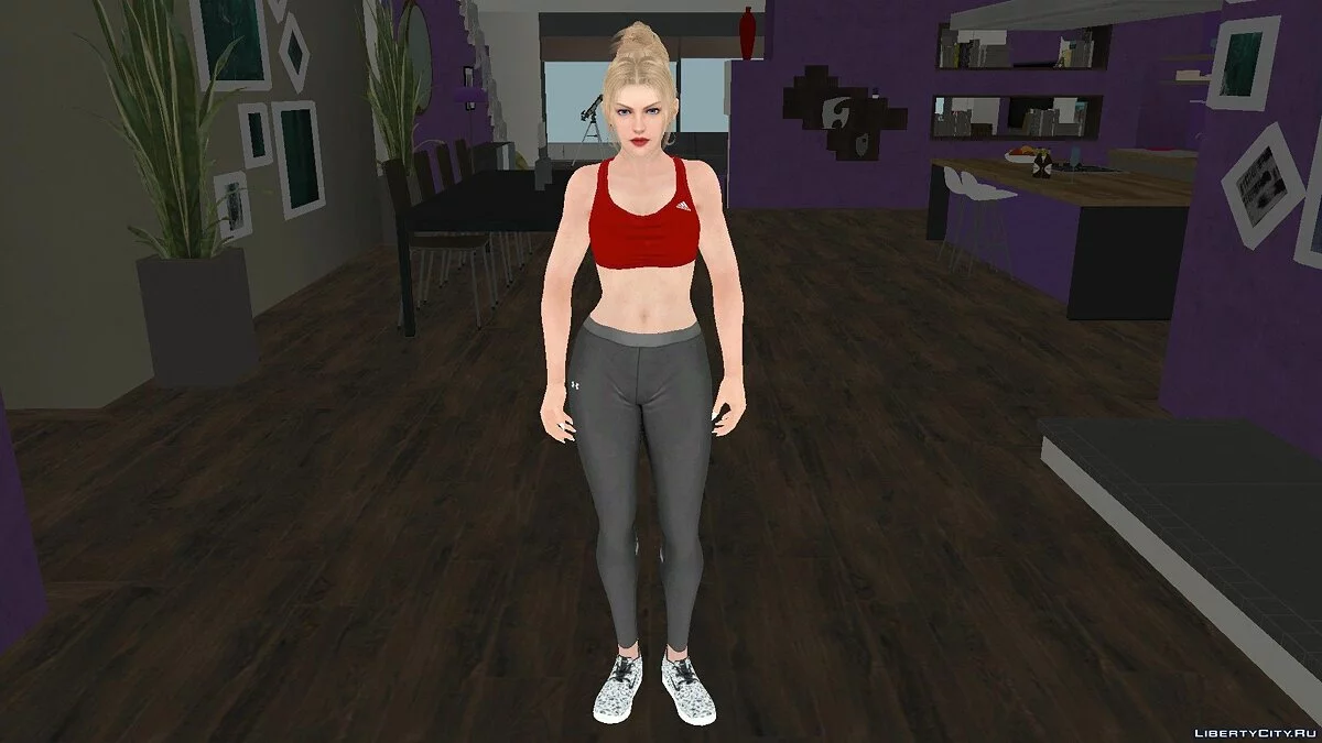 Рэйчел в спортивной одежде / GTA San Andreas