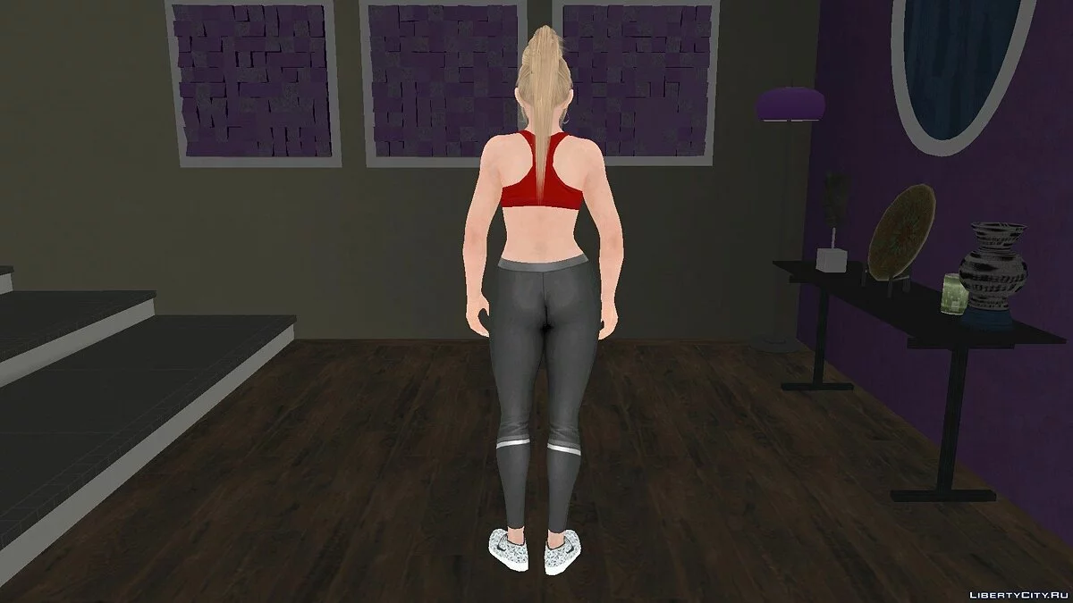 Рэйчел в спортивной одежде / GTA San Andreas