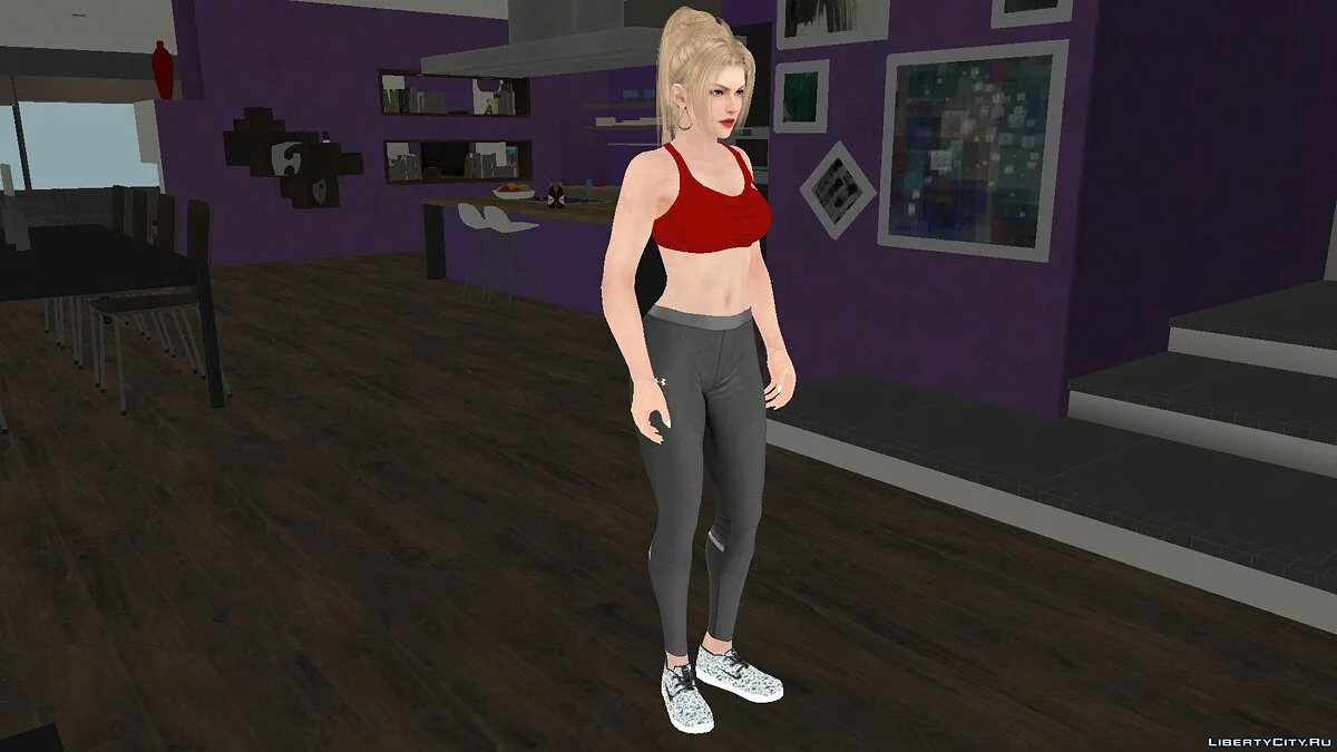 Рэйчел в спортивной одежде / GTA San Andreas