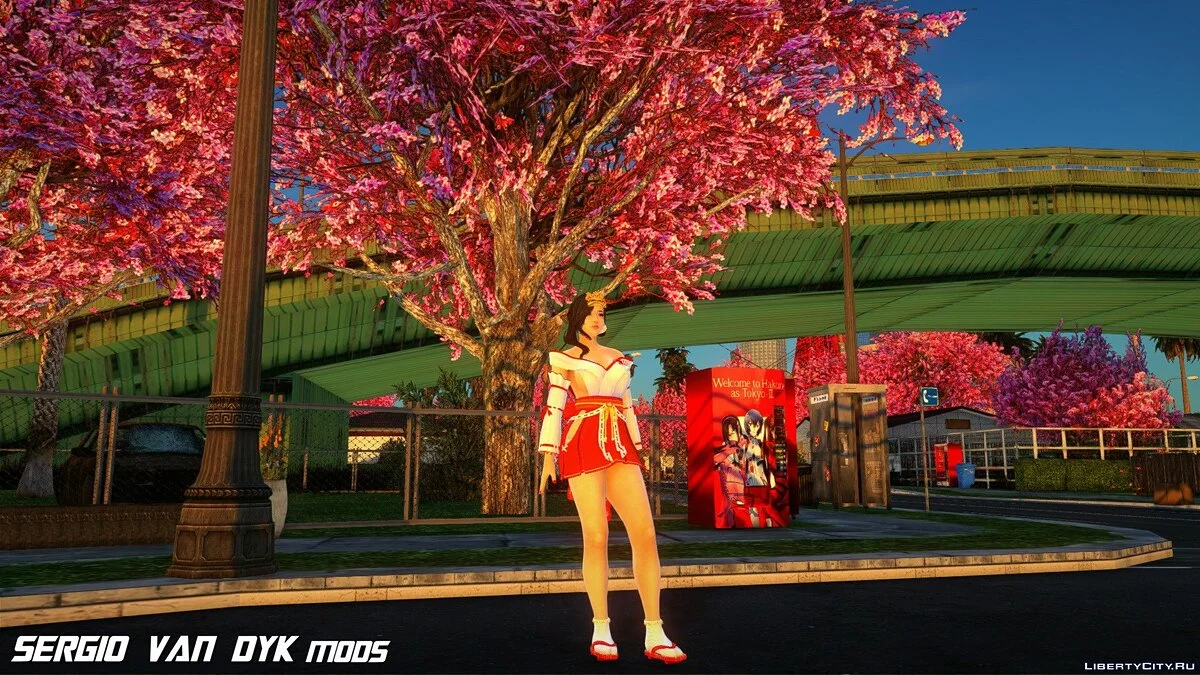 Саюри - Mikomai 5K из Dead or Alive Xtreme Venus Vacation / GTA San Andreas