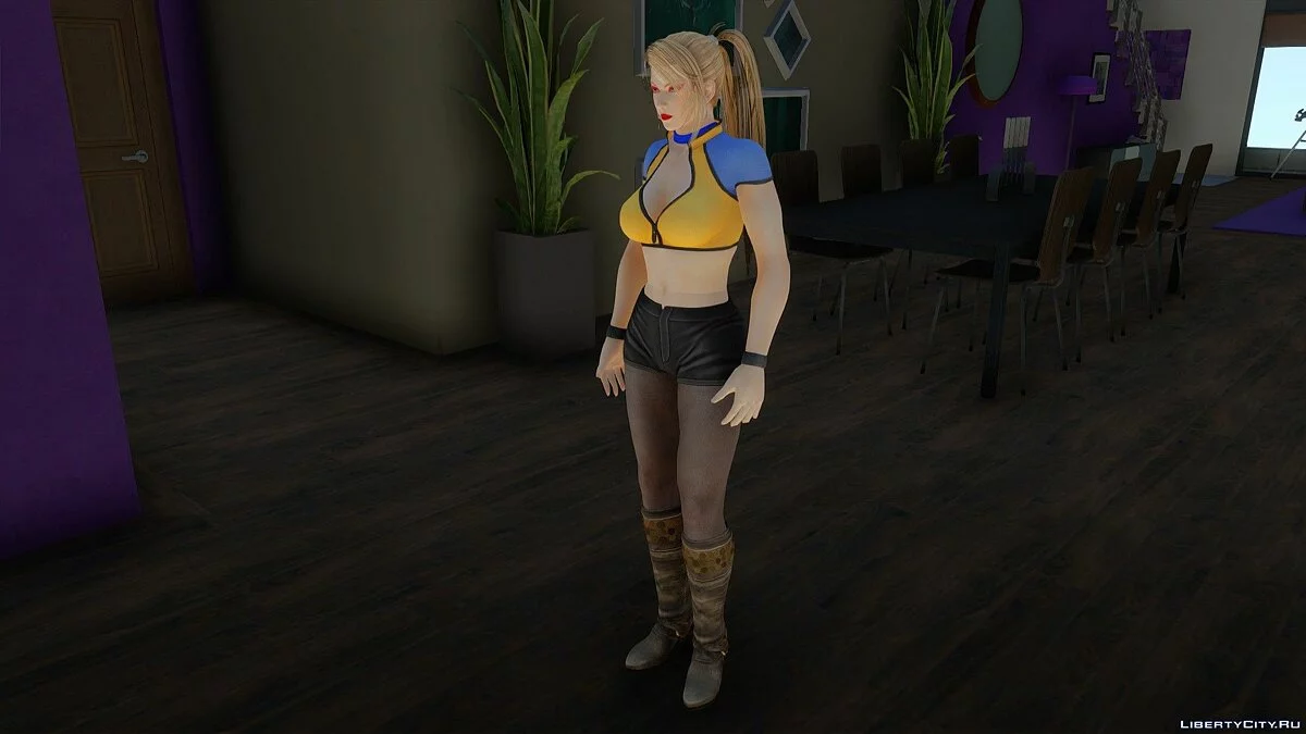 Сара Брайант из Virtua Fighter / GTA San Andreas
