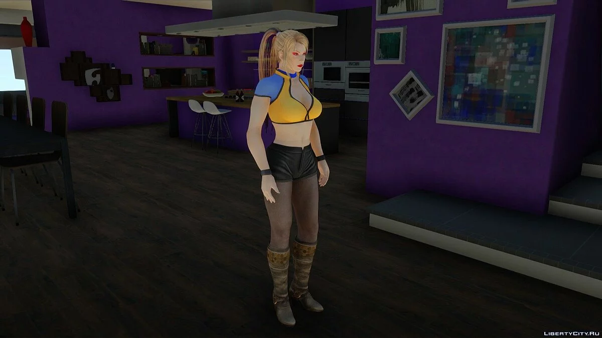 Сара Брайант из Virtua Fighter / GTA San Andreas