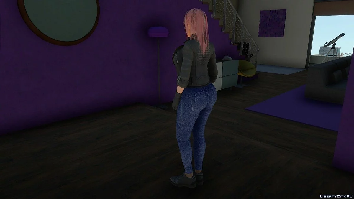 Сексуальная Хонока в повседневной одежде / GTA San Andreas
