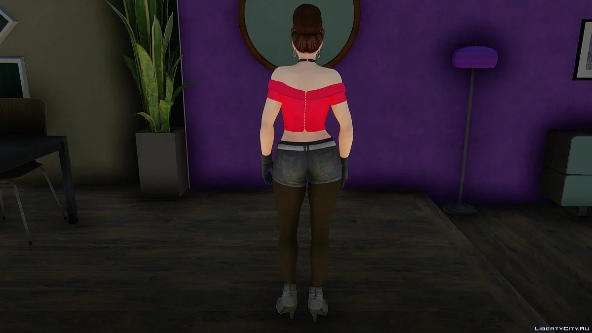 Сексуальная Кокоро в повседневной одежде / GTA San Andreas
