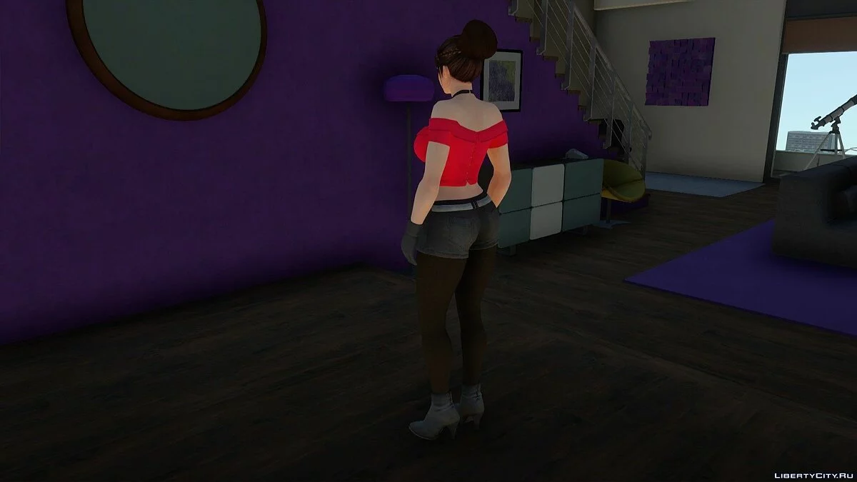 Сексуальная Кокоро в повседневной одежде / GTA San Andreas