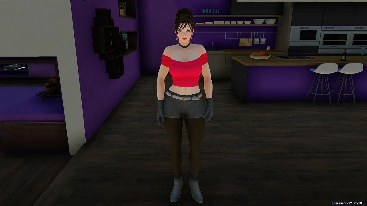 Сексуальная Кокоро в повседневной одежде / GTA San Andreas