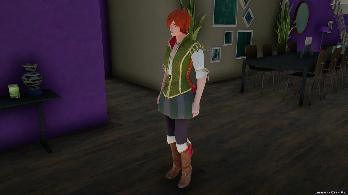 Шани из The Witcher / GTA San Andreas