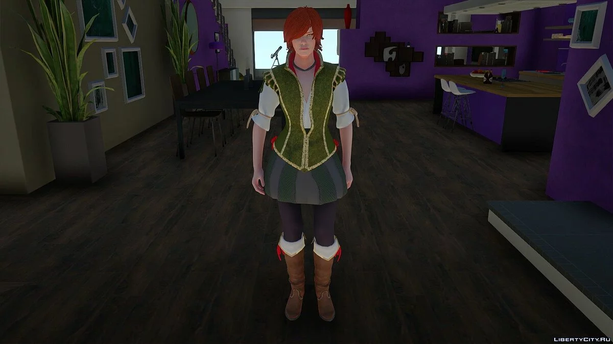 Шани из The Witcher / GTA San Andreas