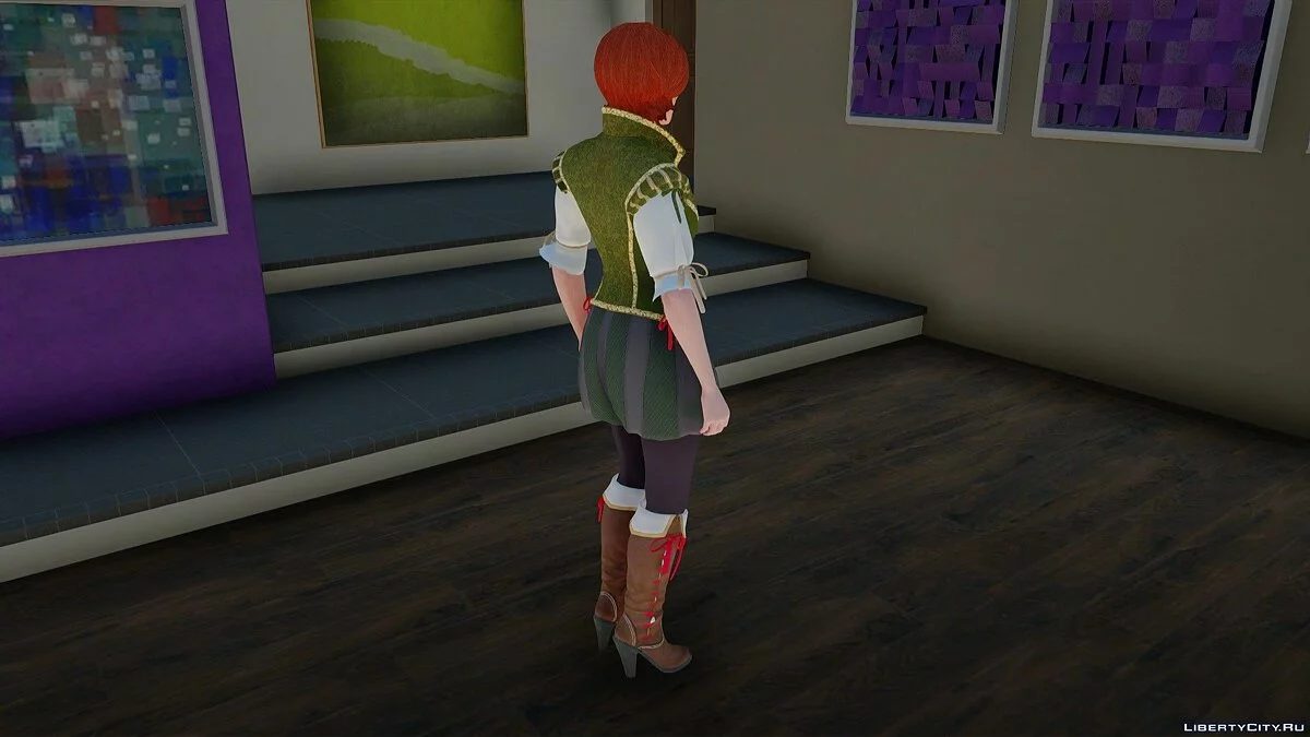 Шани из The Witcher / GTA San Andreas