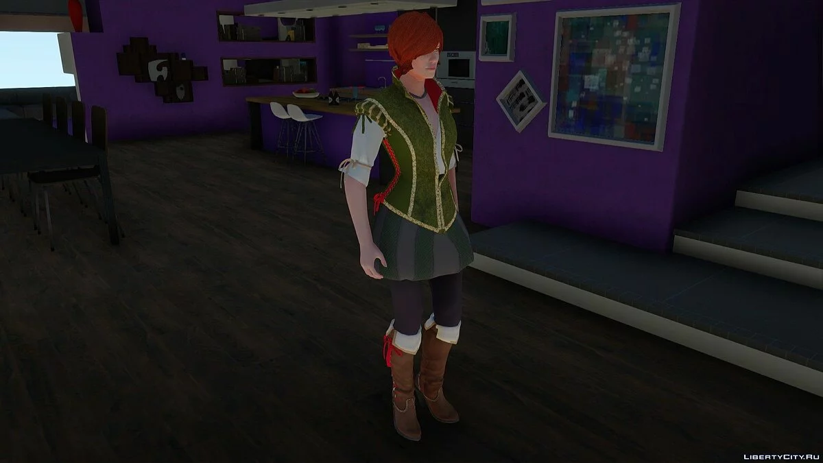 Шани из The Witcher / GTA San Andreas