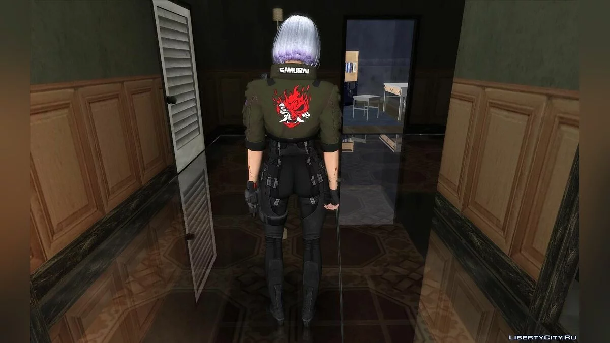 Скин девушки из Cyberpunk (Normal Map) / GTA San Andreas
