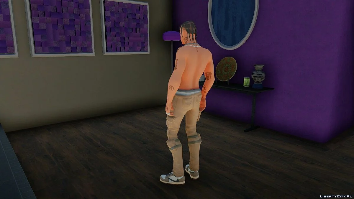 Трэвис Скотт из Fortnite / GTA San Andreas