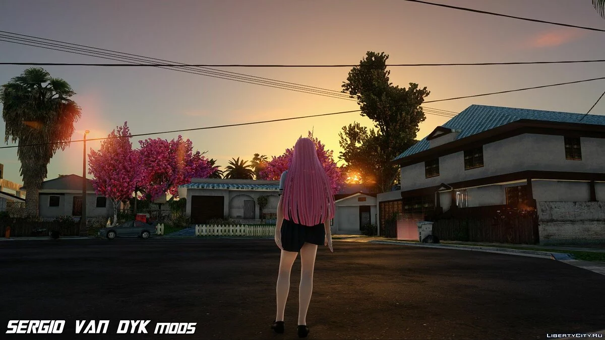 Зеро Ту в школьной форме / GTA San Andreas