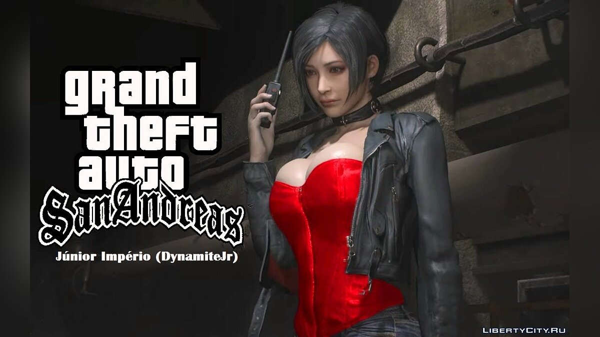 Скачать Ada Wong Sexy Jacket Corset для GTA San Andreas