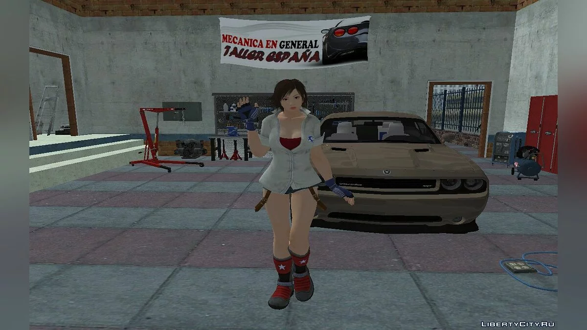 Асука Кадзама из Tekken 7 / GTA San Andreas