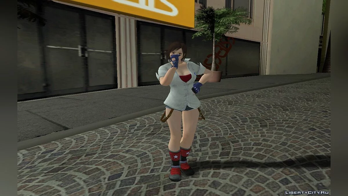 Асука Кадзама из Tekken 7 / GTA San Andreas