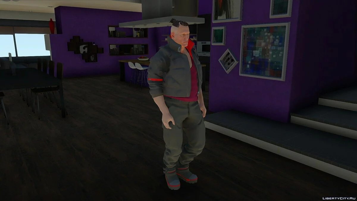 Джеки Уэллс из Cyberpunk 2077 / GTA San Andreas