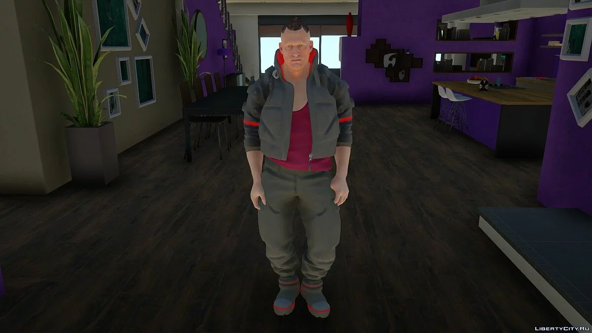 Джеки Уэллс из Cyberpunk 2077 / GTA San Andreas