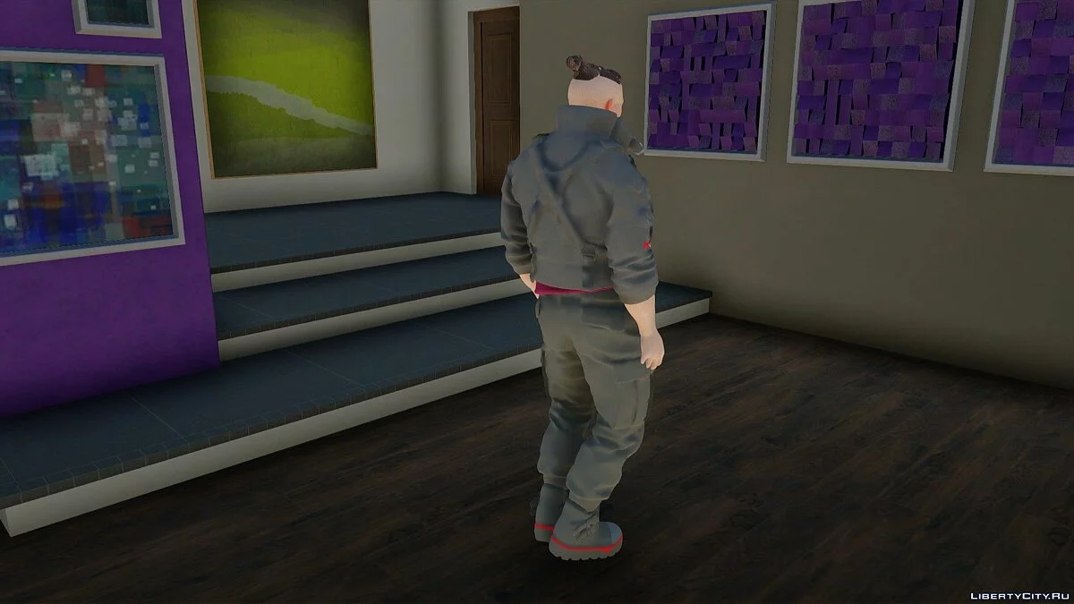 Джеки Уэллс из Cyberpunk 2077 / GTA San Andreas