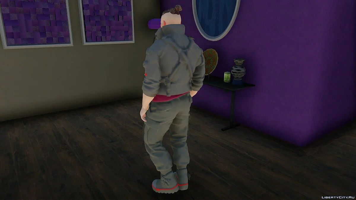 Джеки Уэллс из Cyberpunk 2077 / GTA San Andreas