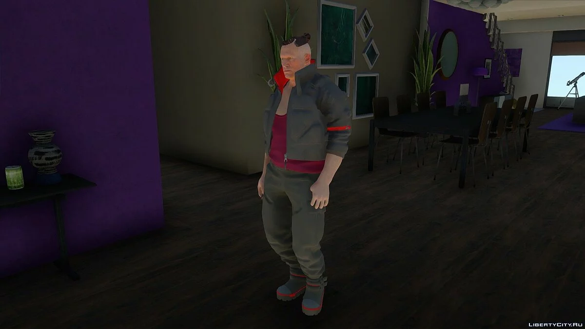 Джеки Уэллс из Cyberpunk 2077 / GTA San Andreas