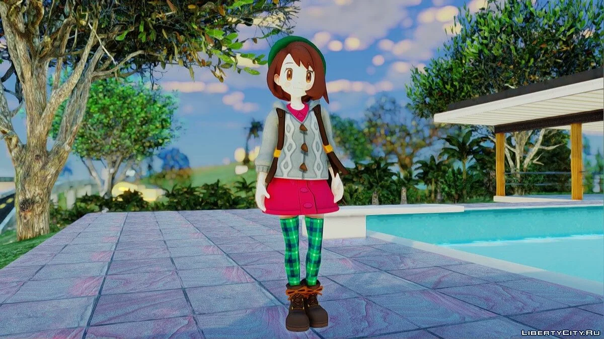 Глория из Pokemon Sword And Shield / GTA San Andreas