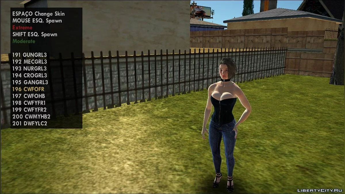 Jill Valentine Sexy Corset / GTA San Andreas