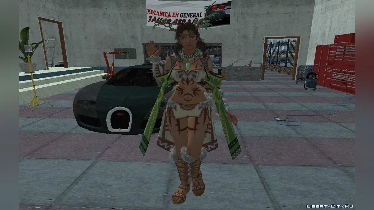 Юлия Чанг из Tekken 7 / GTA San Andreas