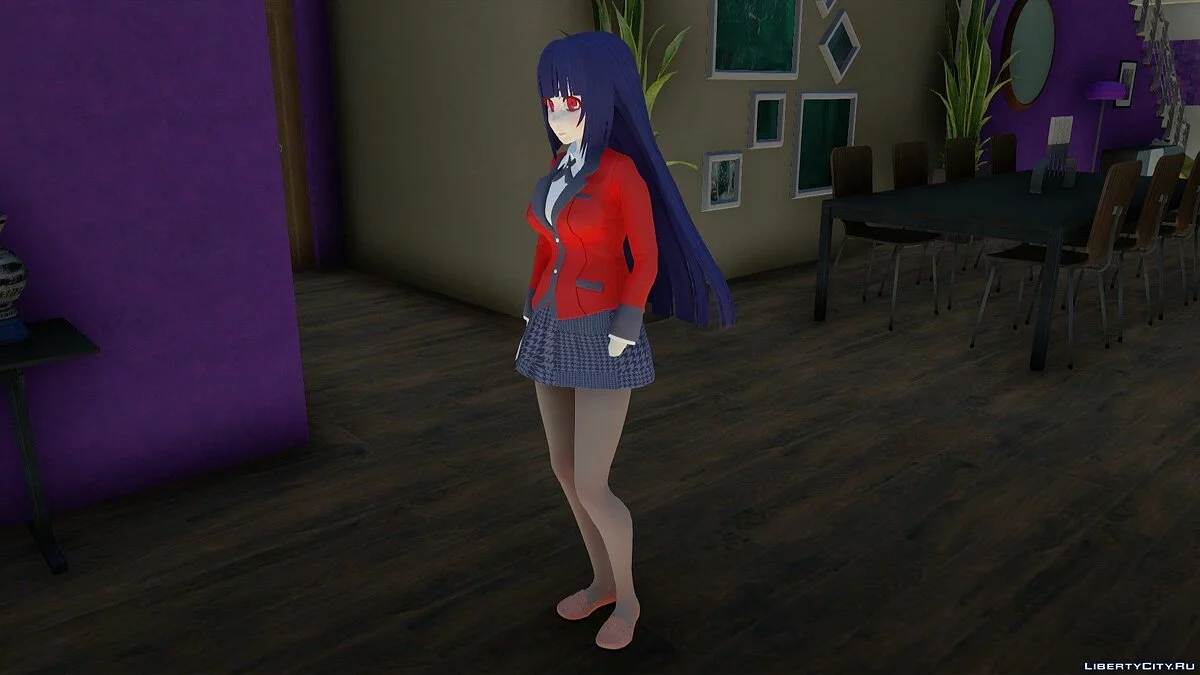 Юмэко Джабами из Kakegurui / GTA San Andreas
