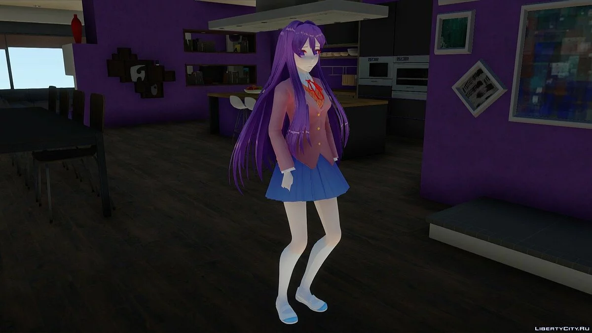 Юри из Doki Doki Literature Club / GTA San Andreas