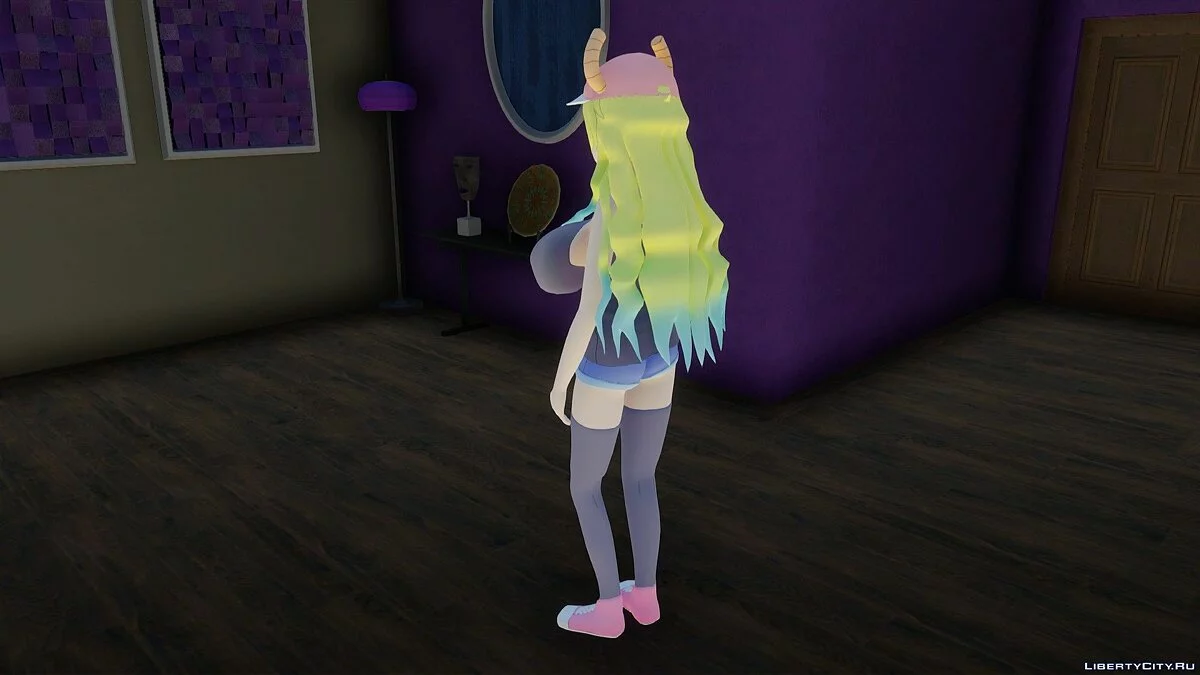 Кетцалькоатль из Kobayashi-san Chi No Maid Dragon / GTA San Andreas