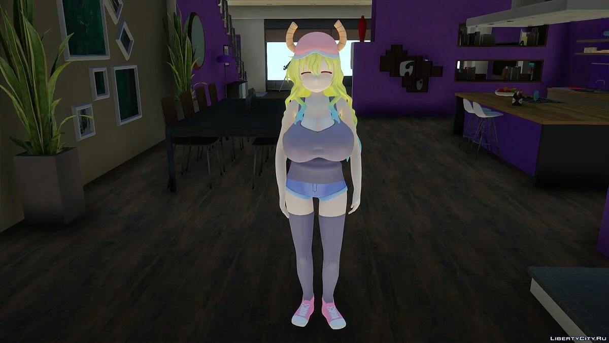 Кетцалькоатль из Kobayashi-san Chi No Maid Dragon / GTA San Andreas