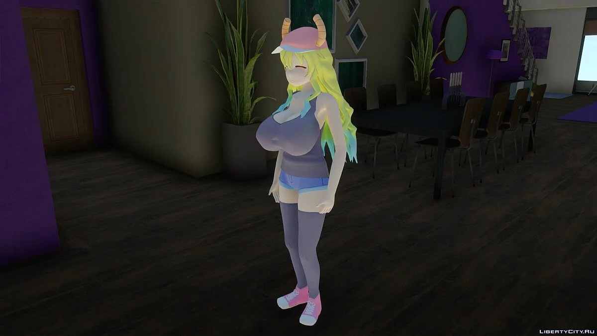 Кетцалькоатль из Kobayashi-san Chi No Maid Dragon / GTA San Andreas