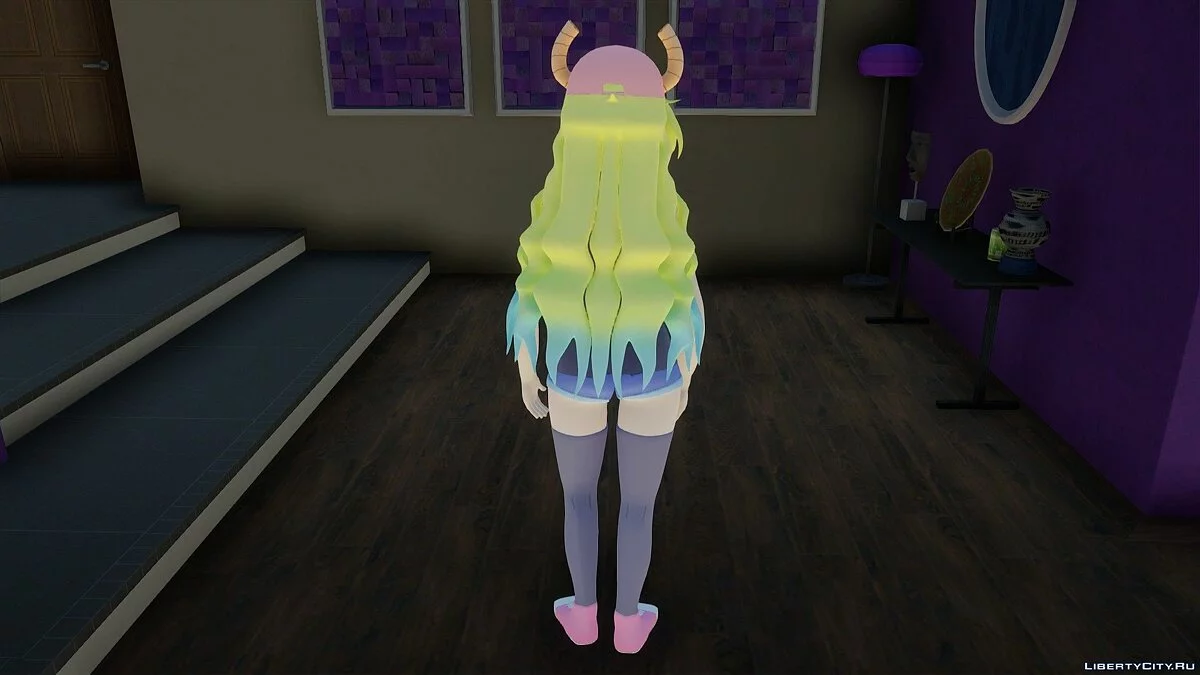 Кетцалькоатль из Kobayashi-san Chi No Maid Dragon / GTA San Andreas