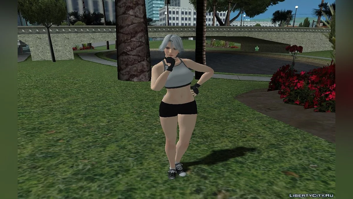 Кристи в тренировочной одежде / GTA San Andreas