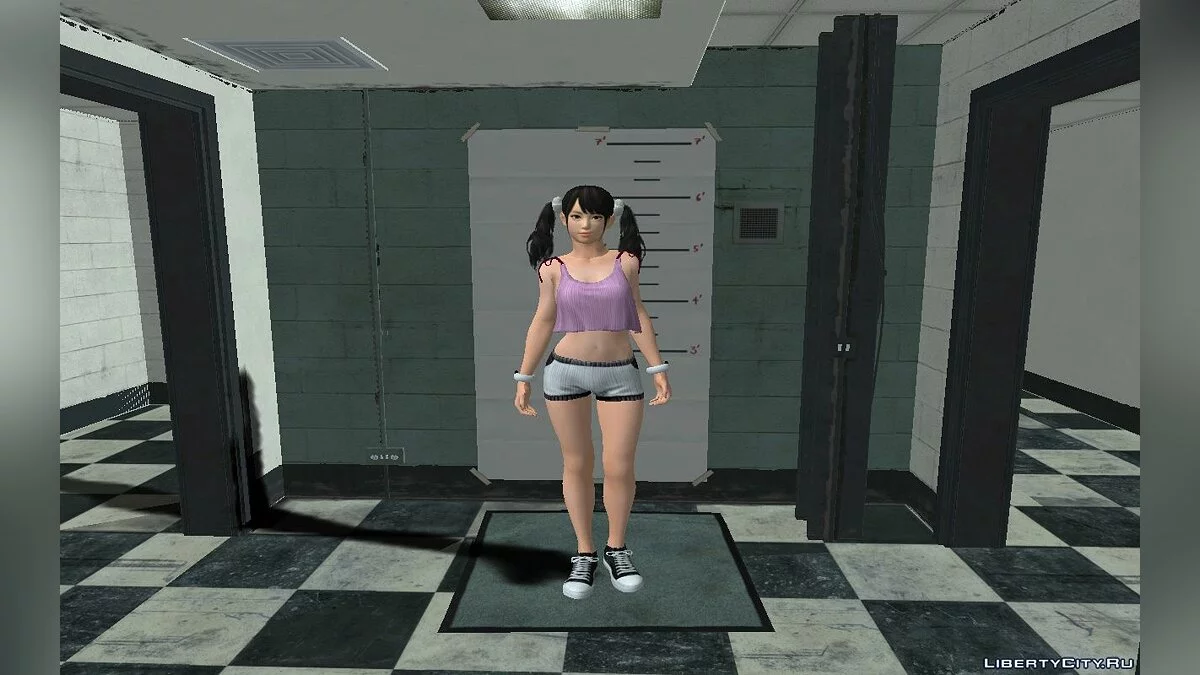 Лин Сяоюй в костюме панды / GTA San Andreas