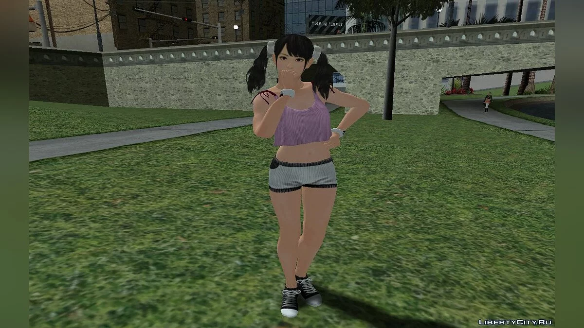 Лин Сяоюй в костюме панды / GTA San Andreas