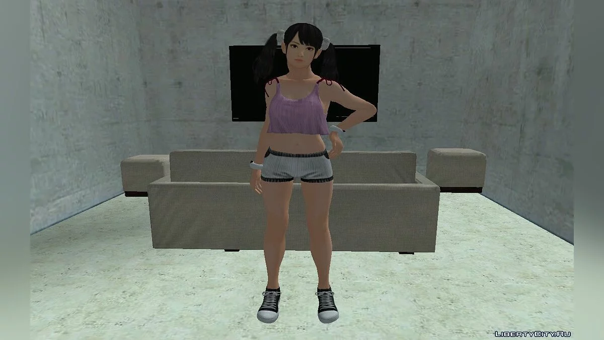 Лин Сяоюй в костюме панды / GTA San Andreas