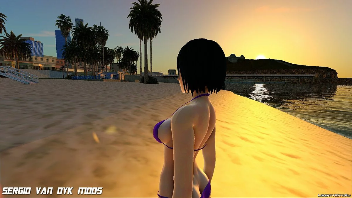 Микаса Аккерман в бикини / GTA San Andreas