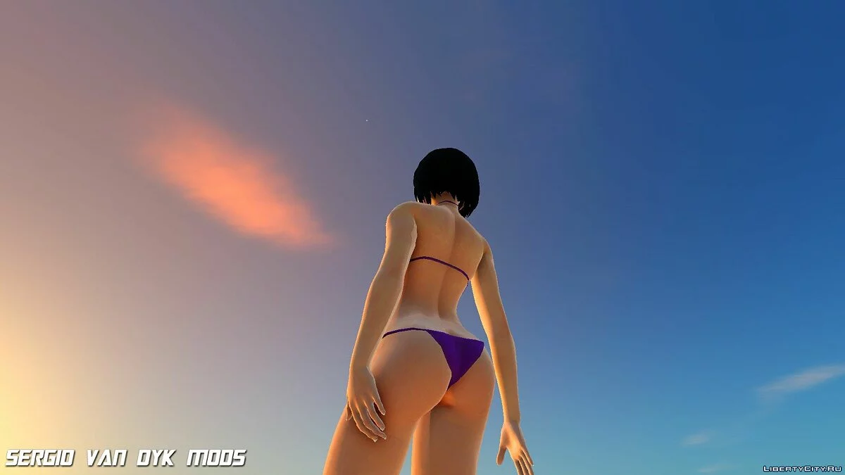 Микаса Аккерман в бикини / GTA San Andreas