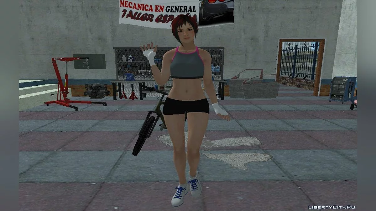 Мила в тренировочной одежде / GTA San Andreas