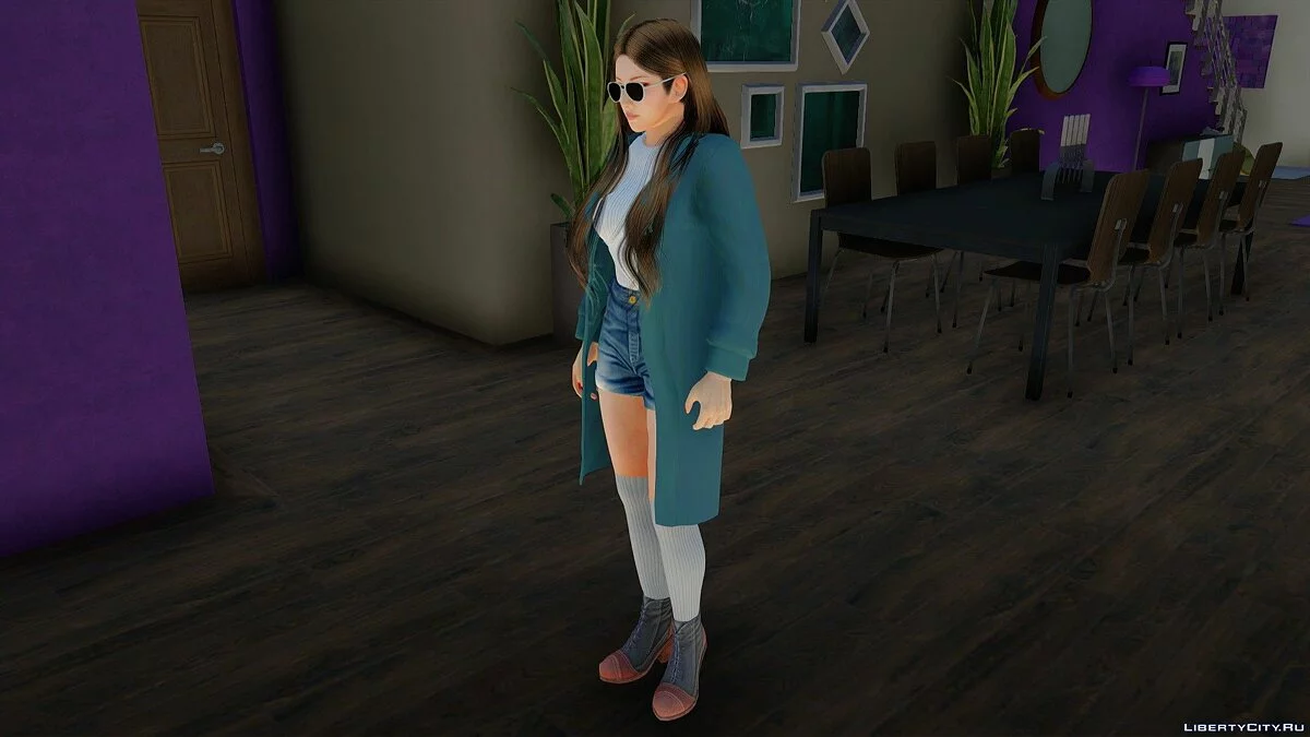 Мэй Ширануи в повседневной одежде / GTA San Andreas